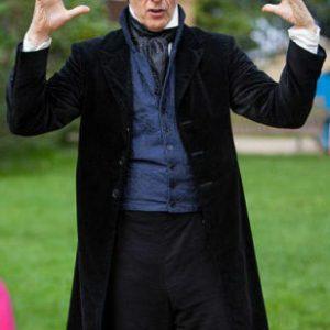 12th Doctor Who Peter Capaldi Black Velvet Coat